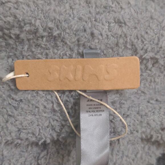 Skims Cozy Knit Jogger Smoke Gray Knit Loungewear Boucle S/M - Picture 8 of 10